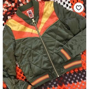 70s Retro bomber jacket